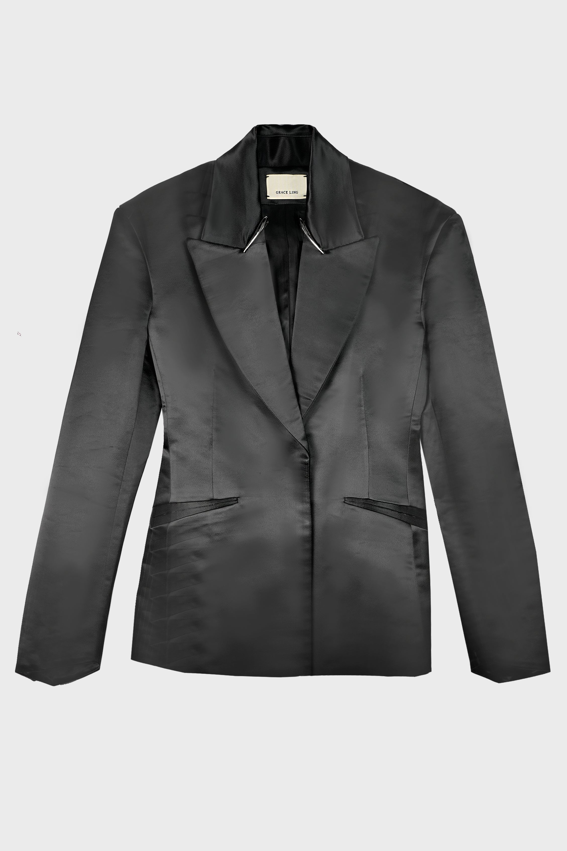FANGS BLAZER (LIQUID SATIN)