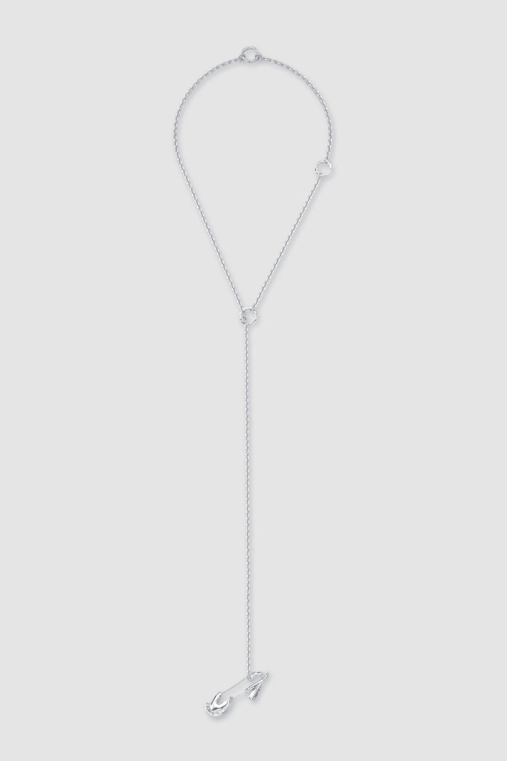 Achilles safety Pin Necklace