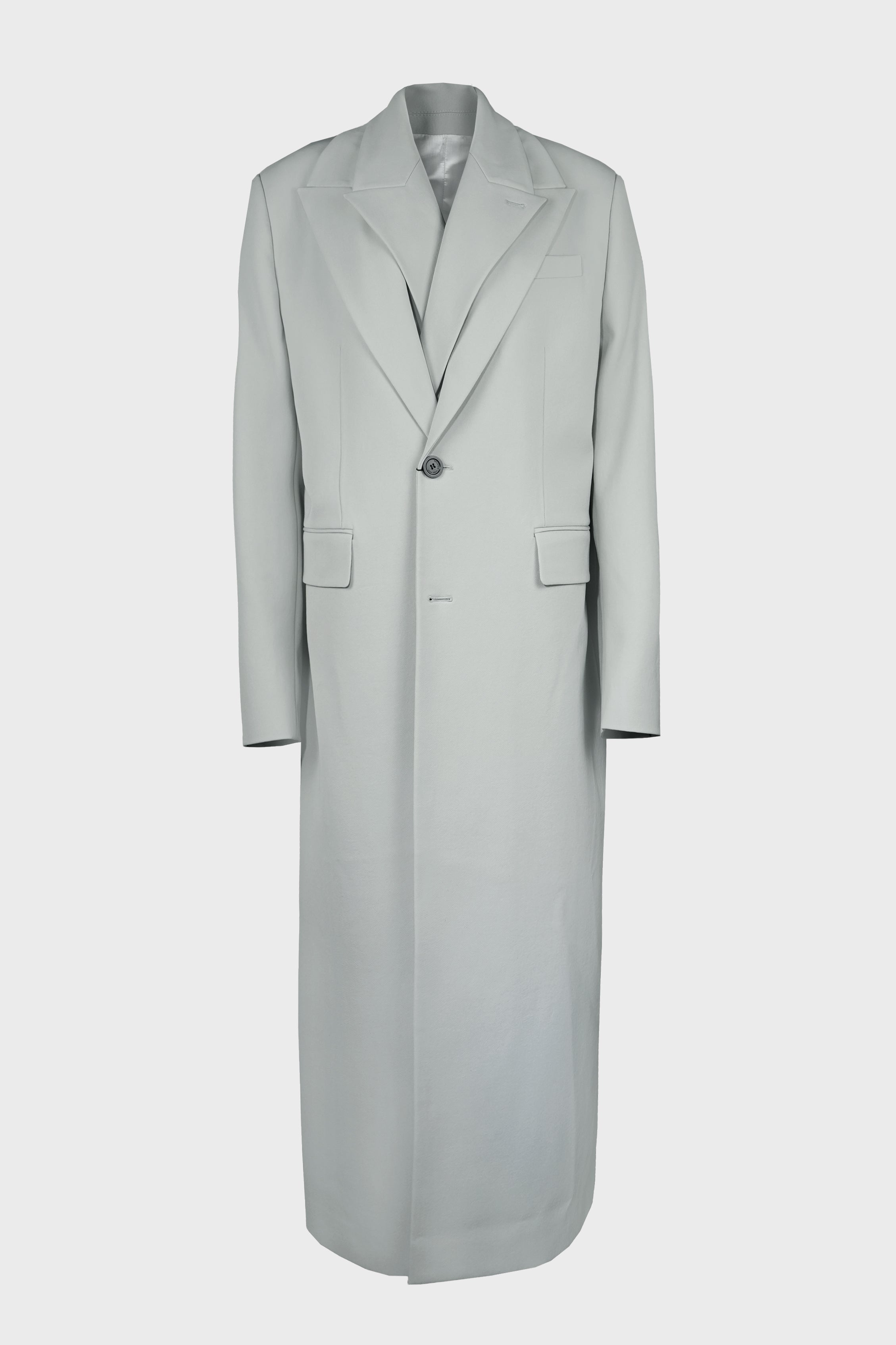 DOUBLE LAYER COAT WITH BODY DETAIL
