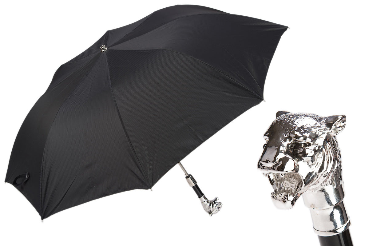 SILVER TIGER FOLDING UMBRELLA