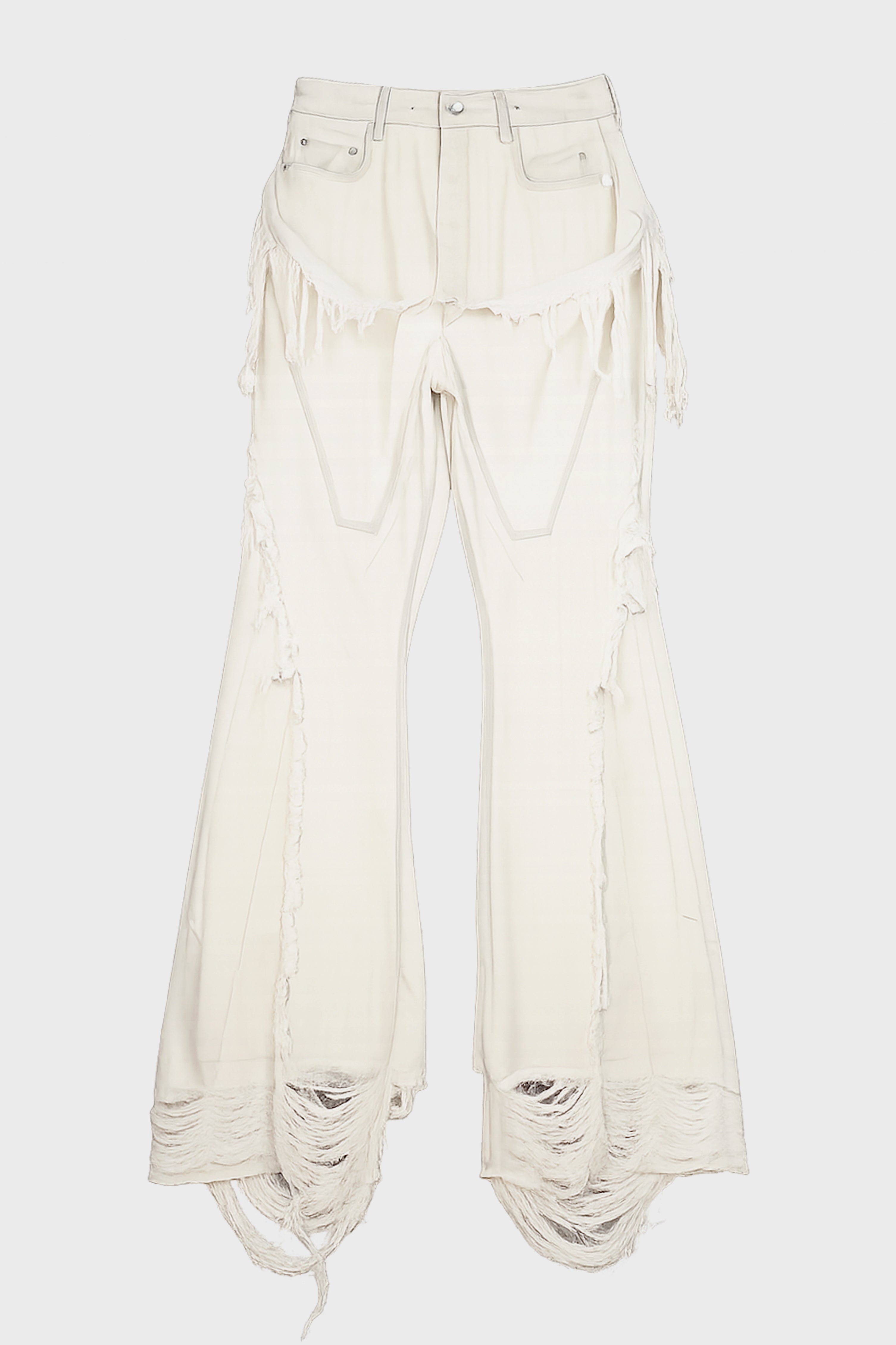 SLIVERED BOOTCUT MILK WASH