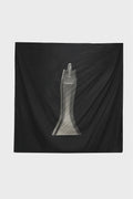 SISTER FLAG 150X150 BLACK/MILK