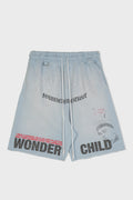 BOBBY DRISCOLL SWEAT SHORT BABY BLUE