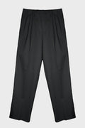 PLEATED TROUSERS BLACK