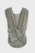 RIPPLE DRAPE TOP SLATE