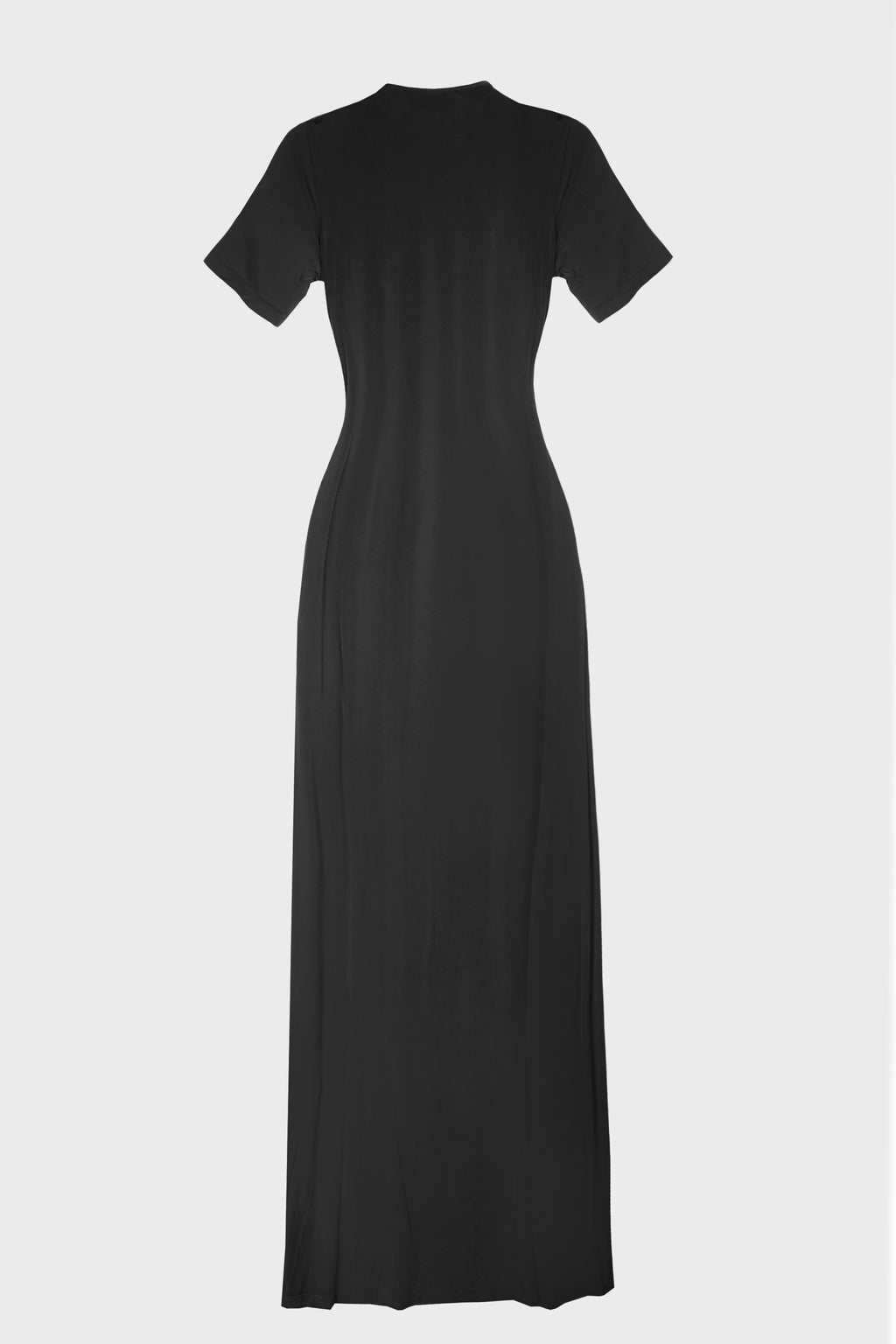 MOON HOLE LONG DRESS BLACK