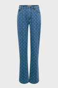DENIM STRAIGHT JEANS LIGHT BLUE