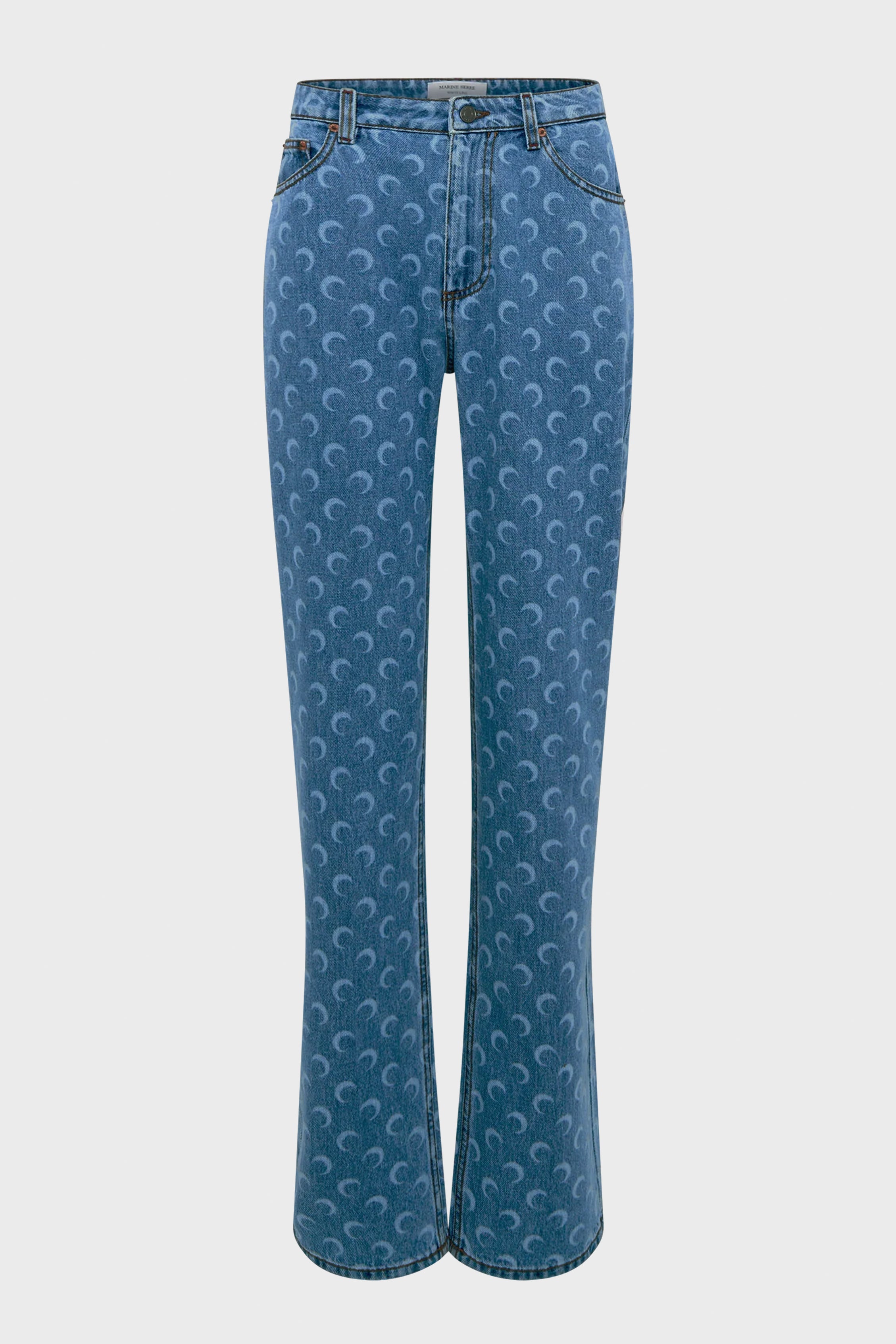 DENIM STRAIGHT JEANS LIGHT BLUE
