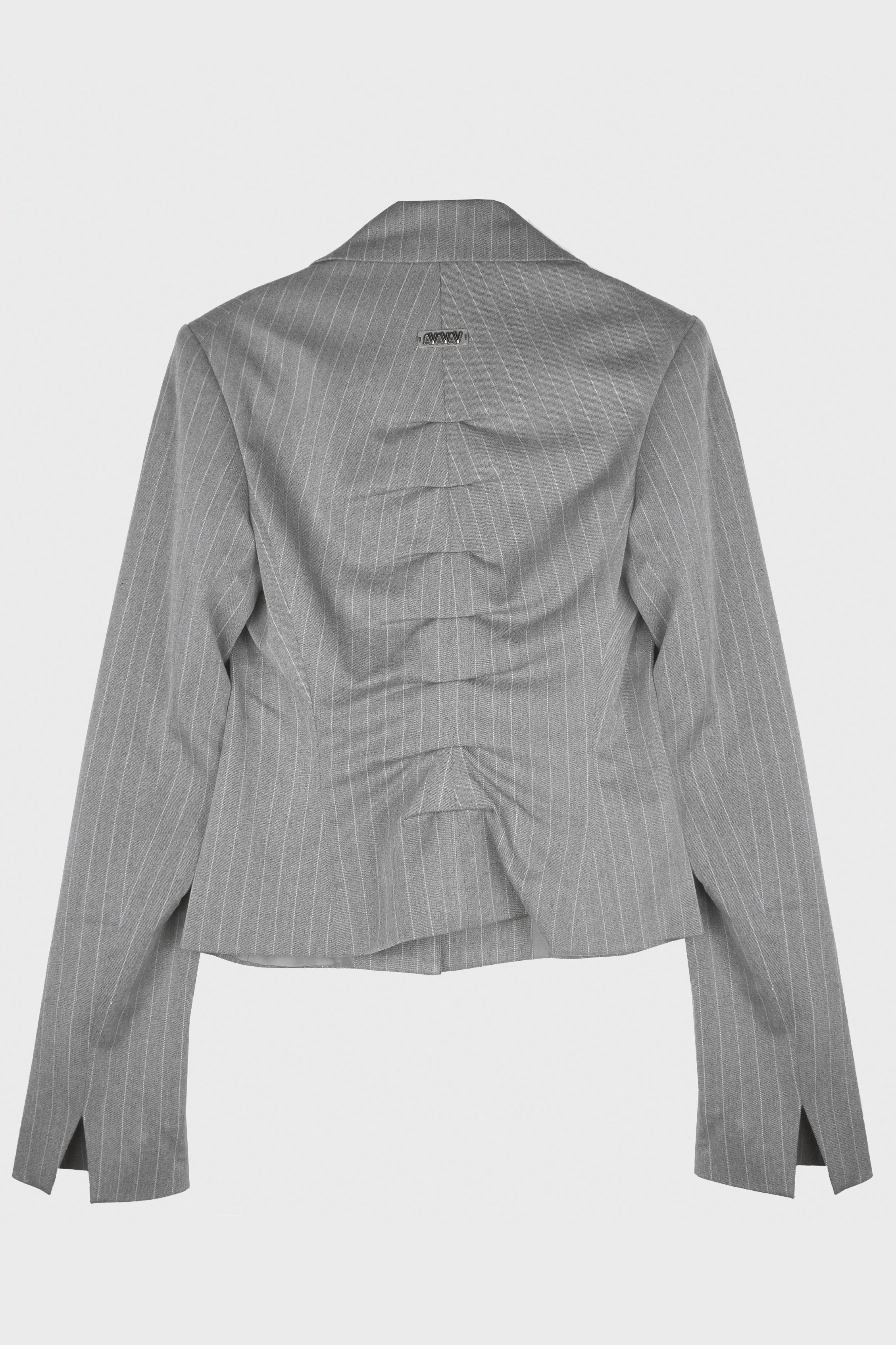 BLAZER PINSTRIPE BUTTONS GREY