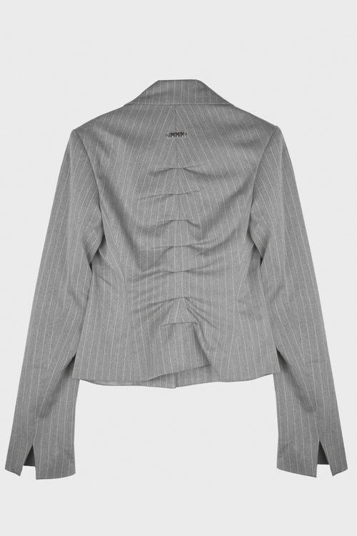 BLAZER PINSTRIPE BUTTONS GREY