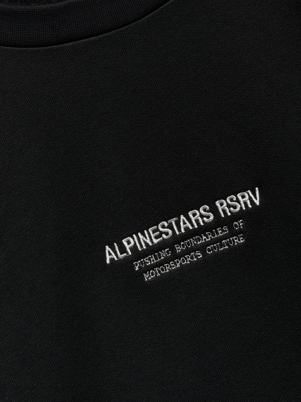 SHOULDER CUP CREWNECK BLACK
