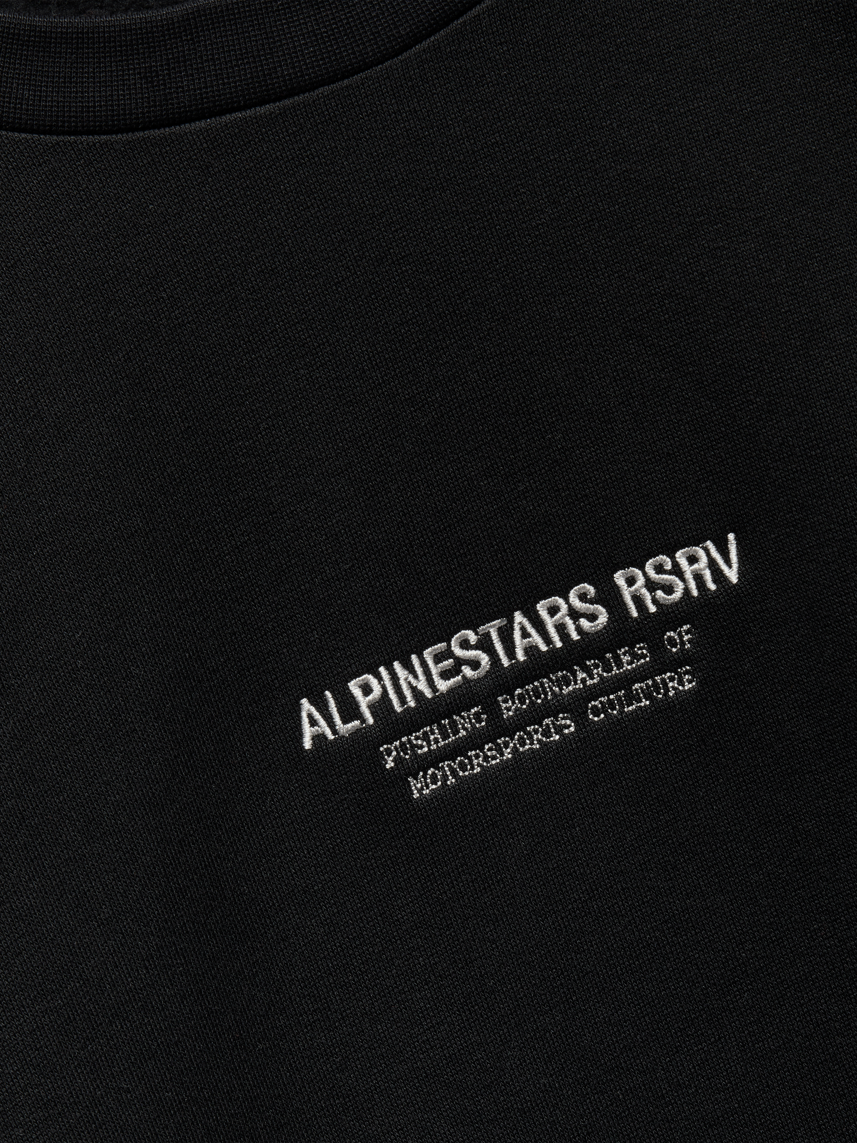 SHOULDER CUP CREWNECK BLACK