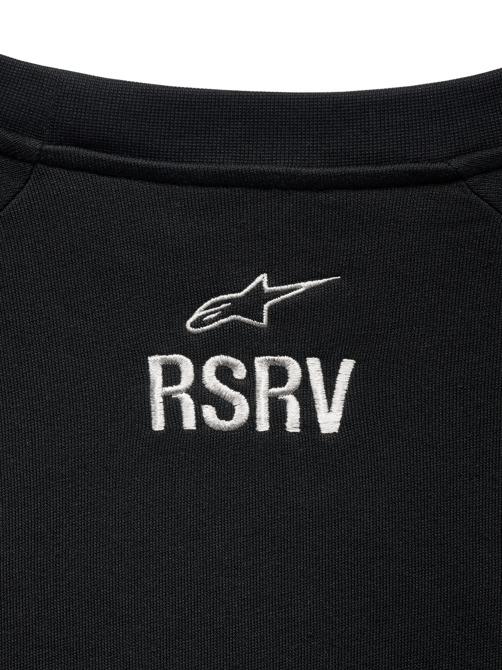 SHOULDER CUP CREWNECK BLACK