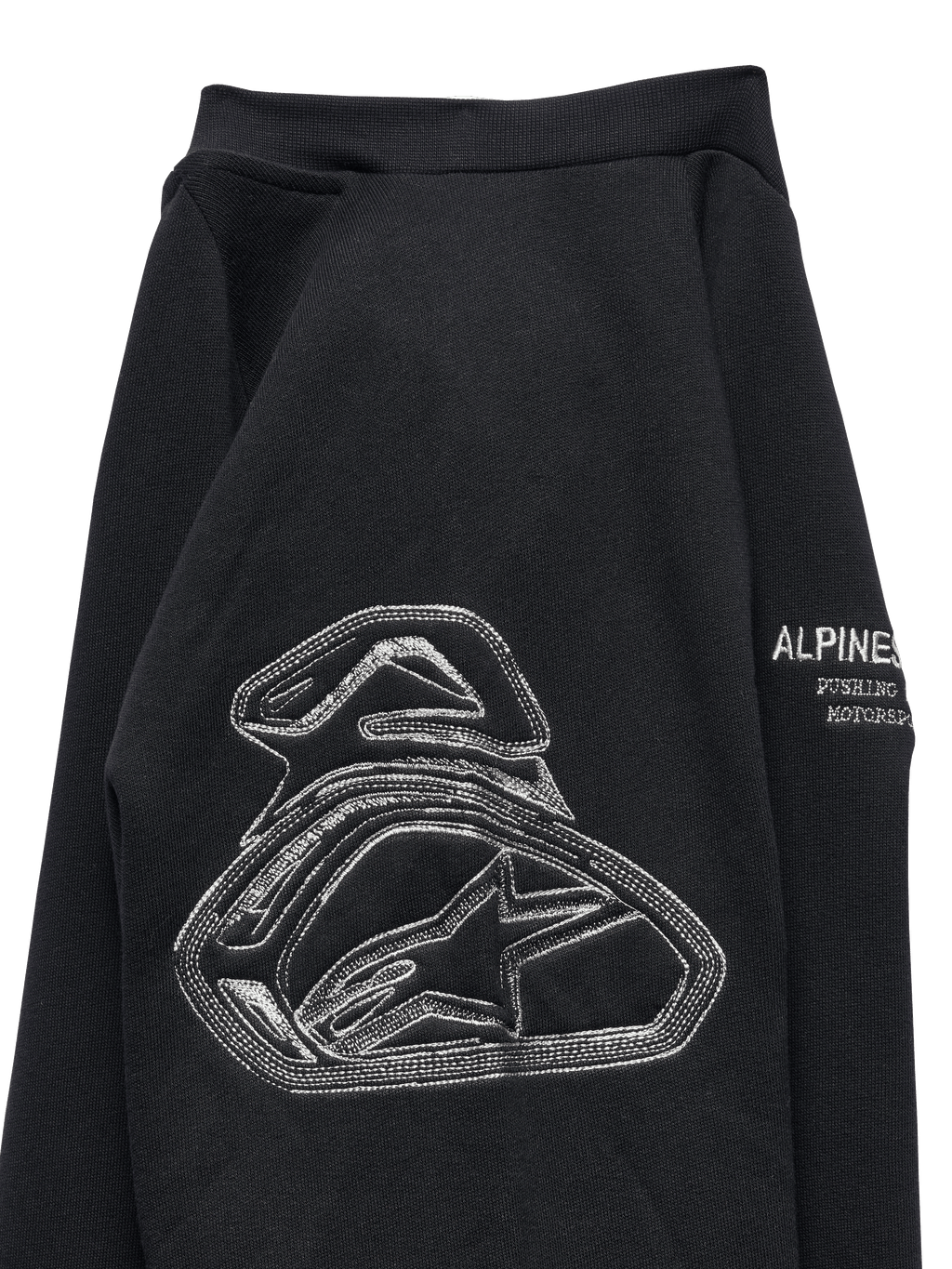 SHOULDER CUP CREWNECK BLACK