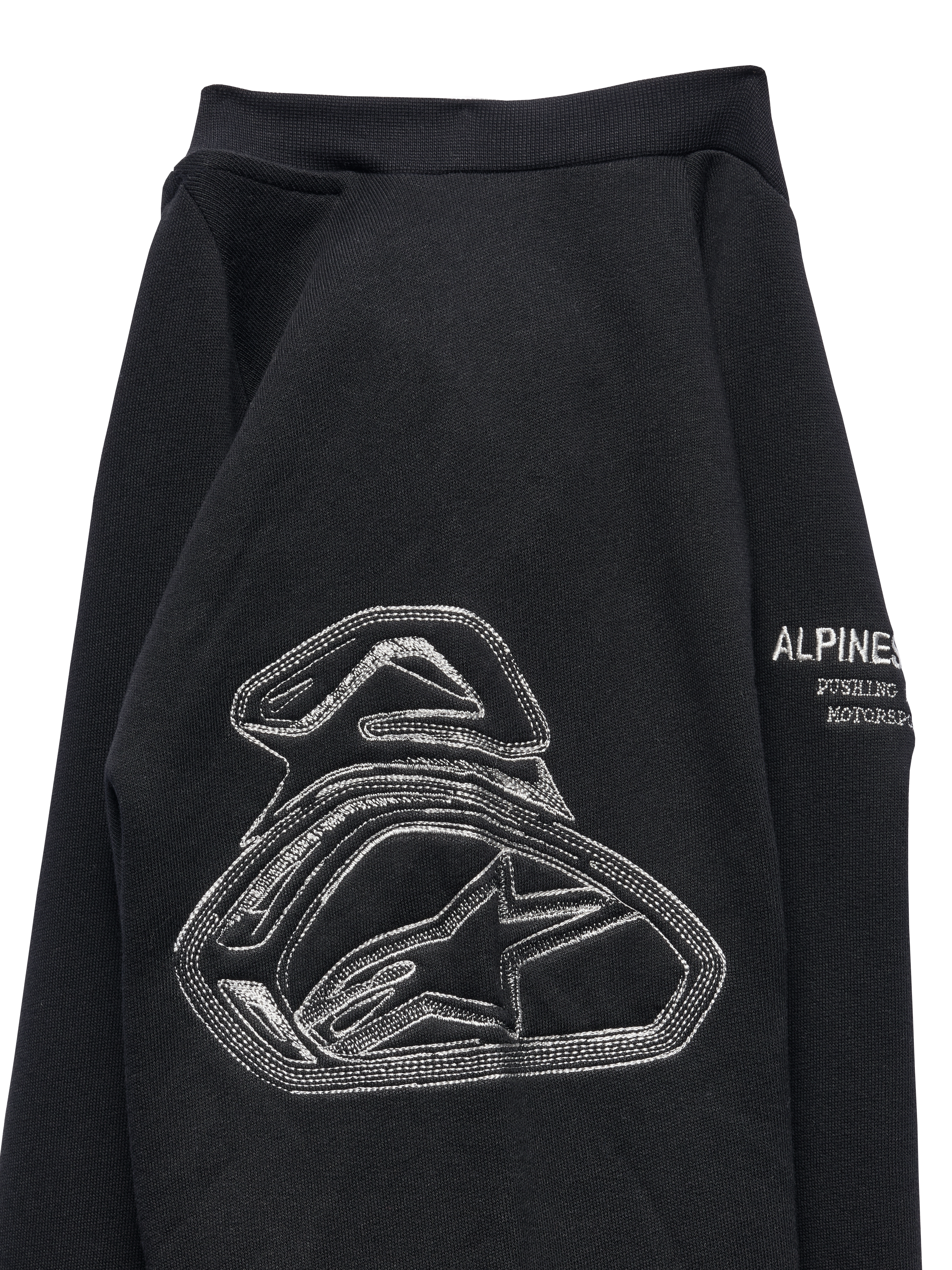 SHOULDER CUP CREWNECK BLACK