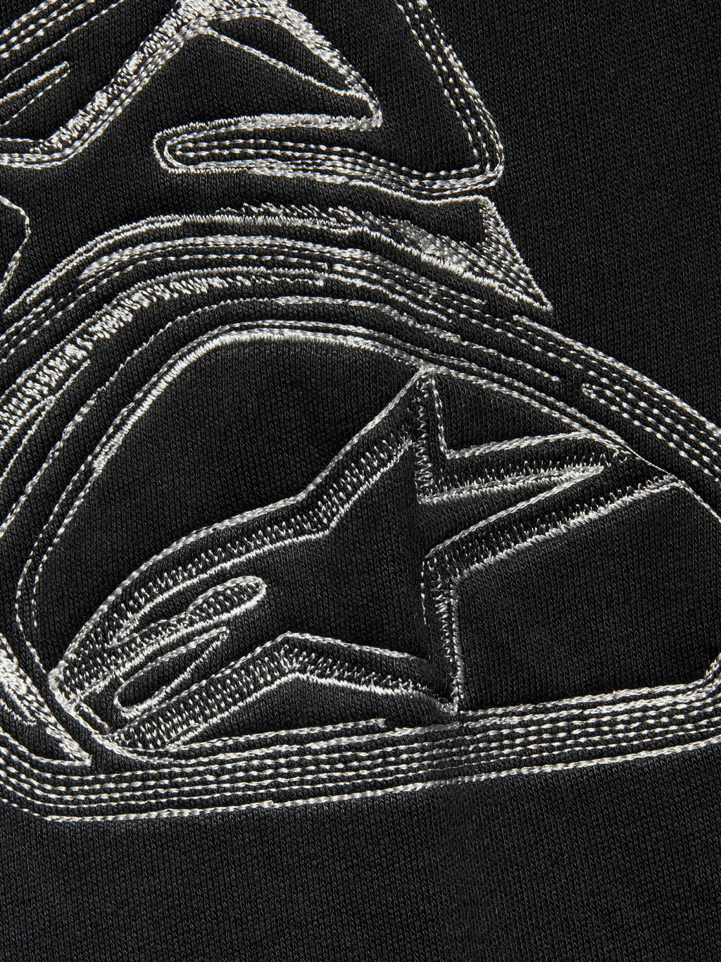 SHOULDER CUP CREWNECK BLACK