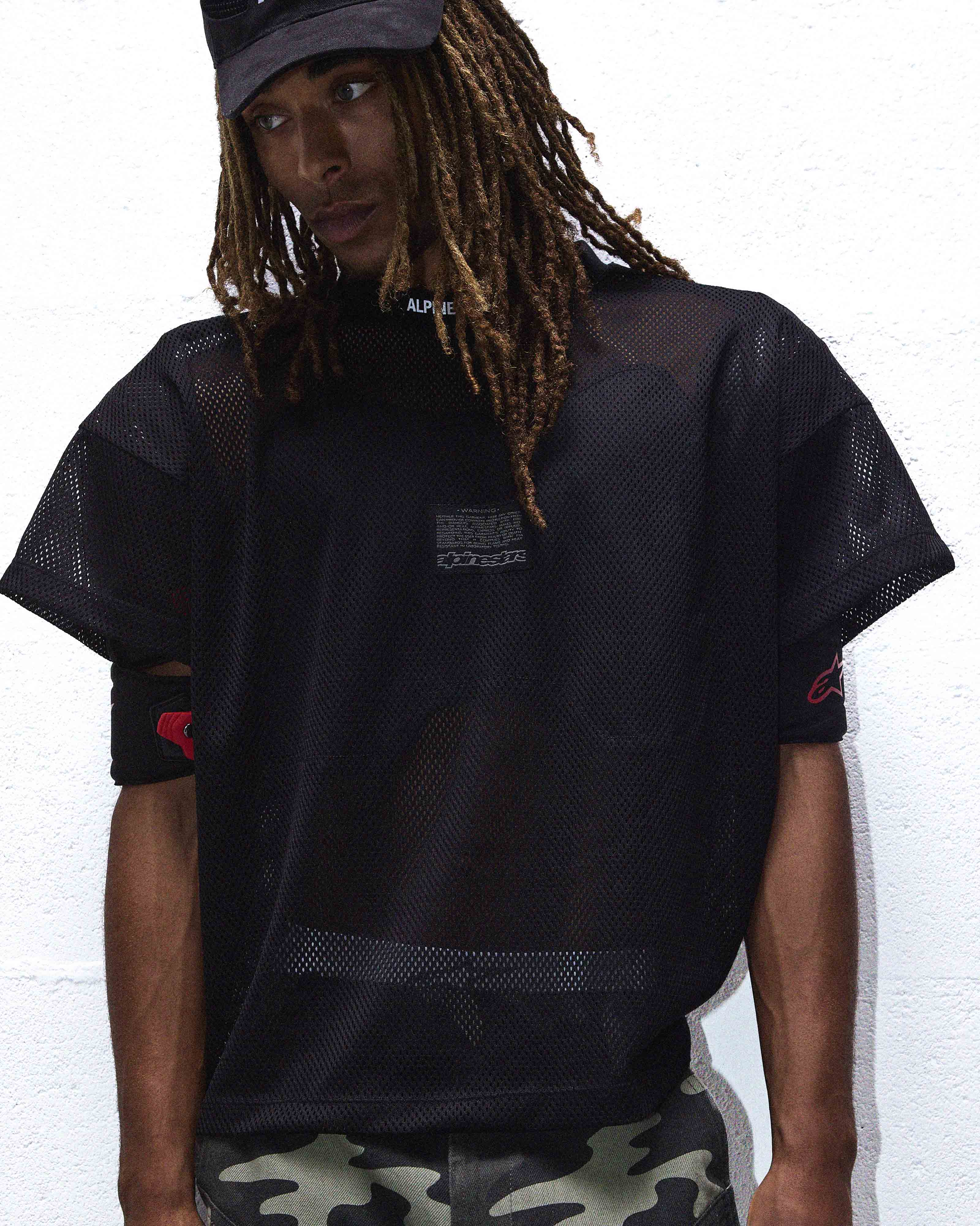 KICKSTART MESH SS TEE BLACK