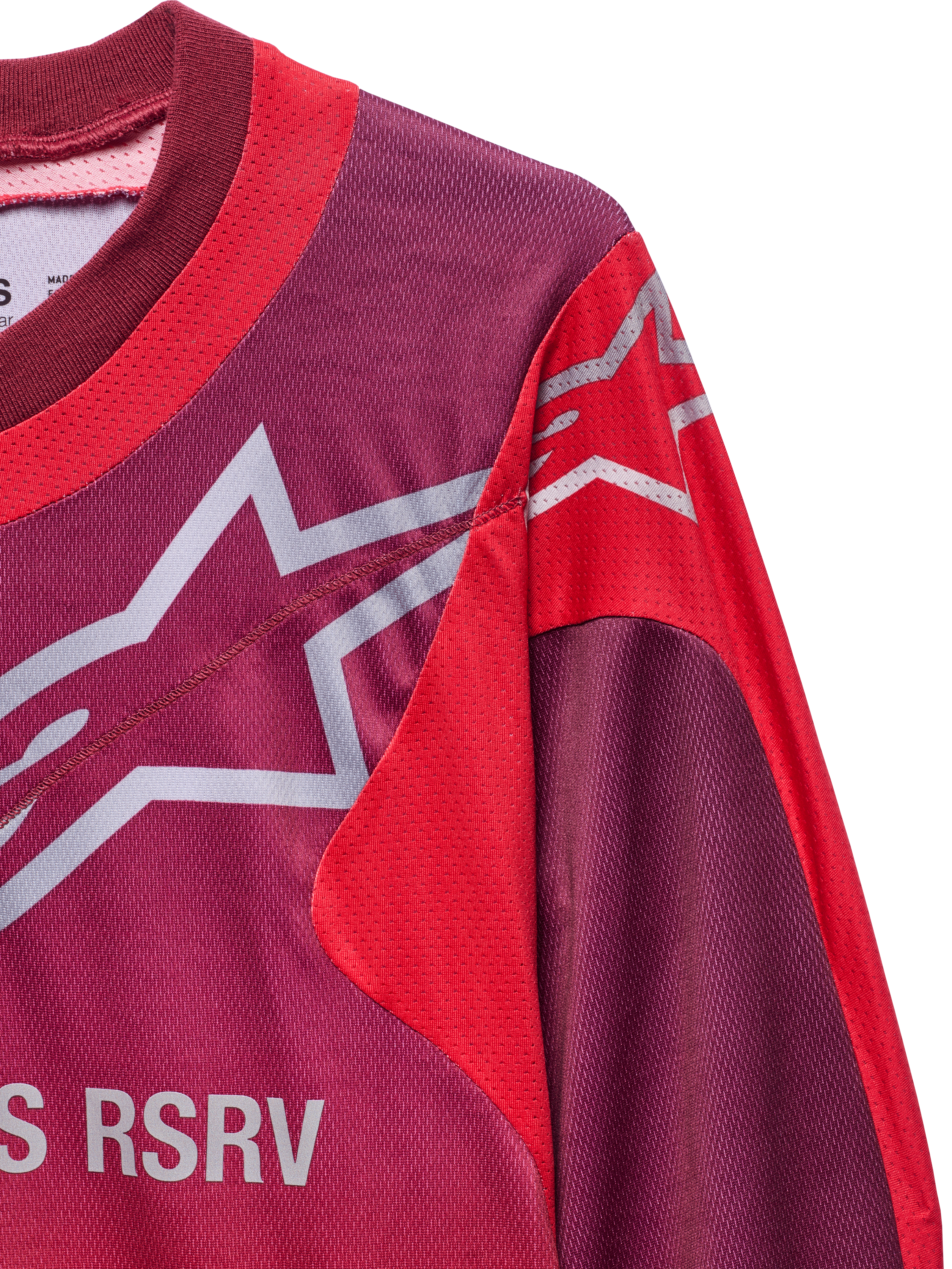 RACER REWORKED LS JERSEY MARS RED BURGUNDY