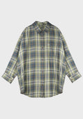 OFF SHOULDER CHECK SHIRTS