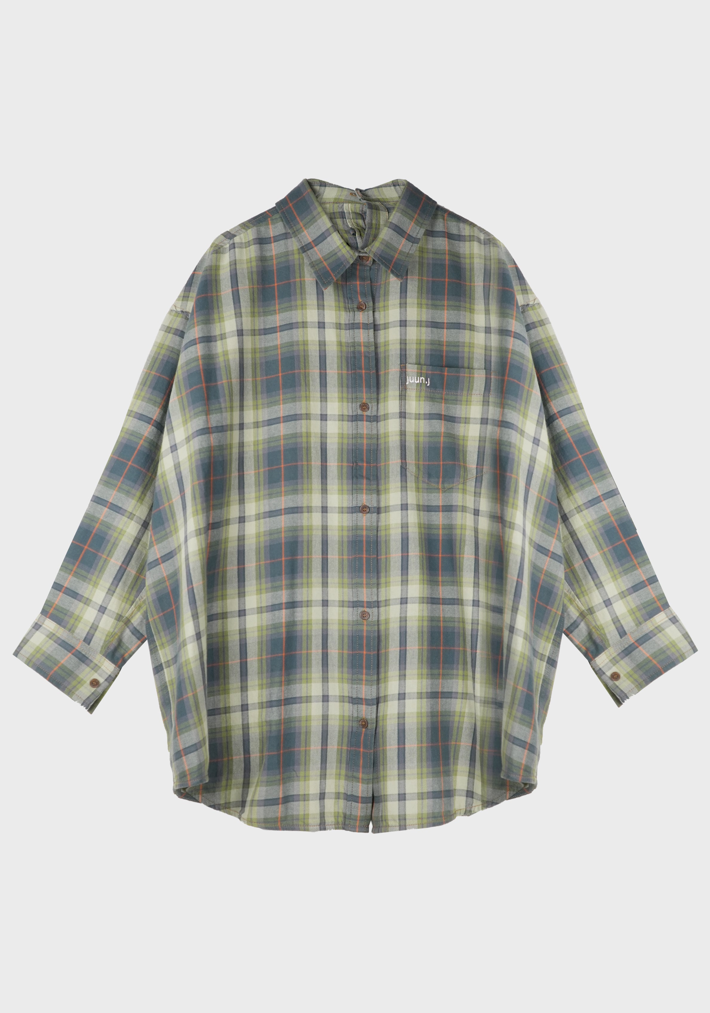 OFF SHOULDER CHECK SHIRTS