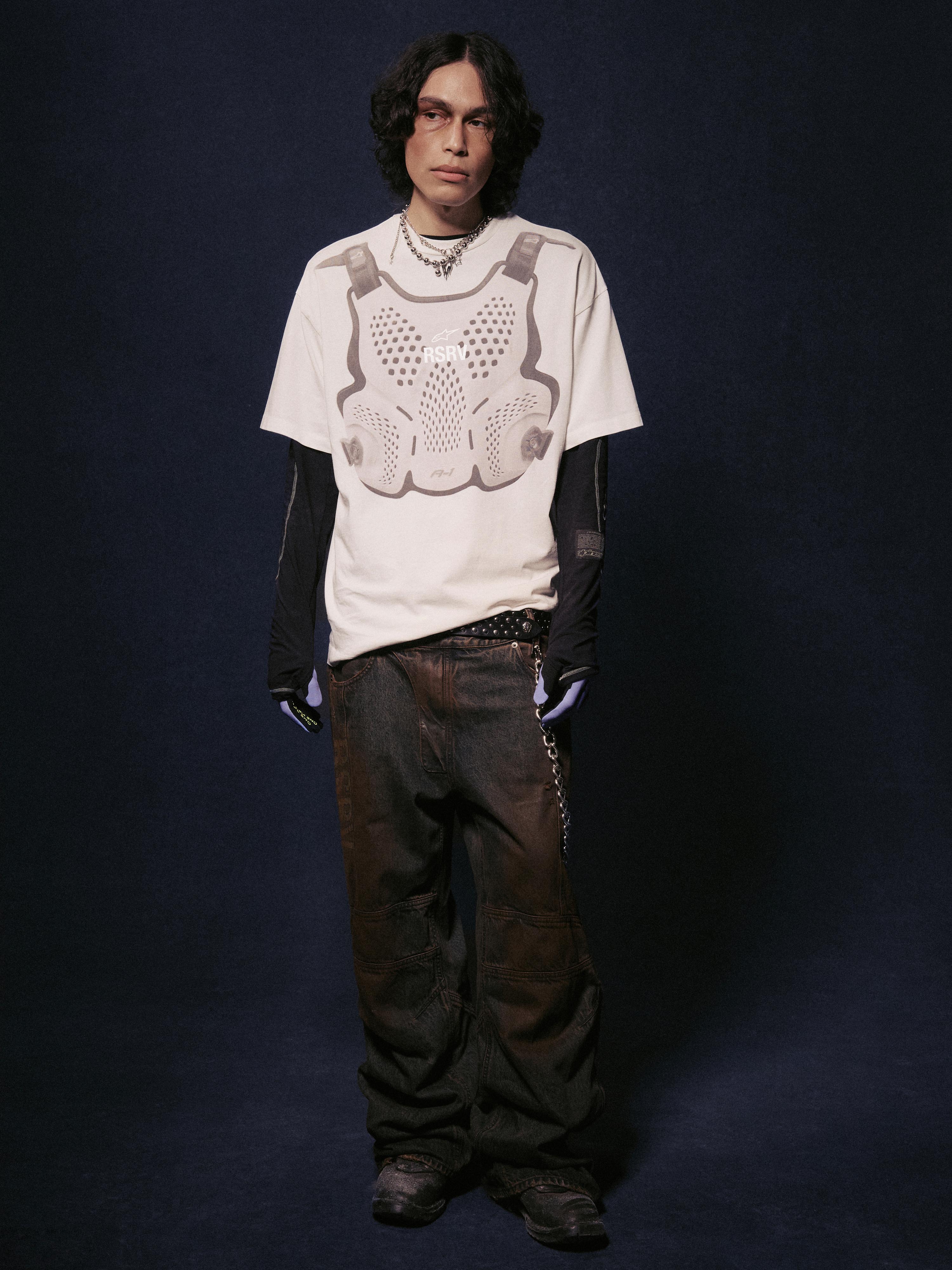 RSRV ROOST SS TEE WHITE