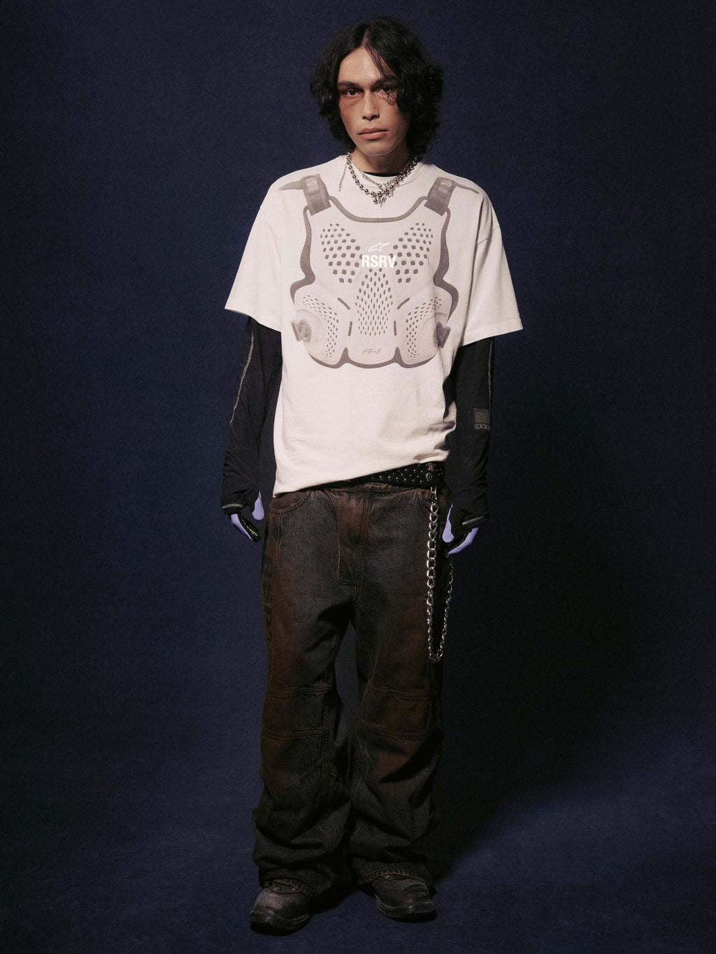 RSRV ROOST SS TEE WHITE