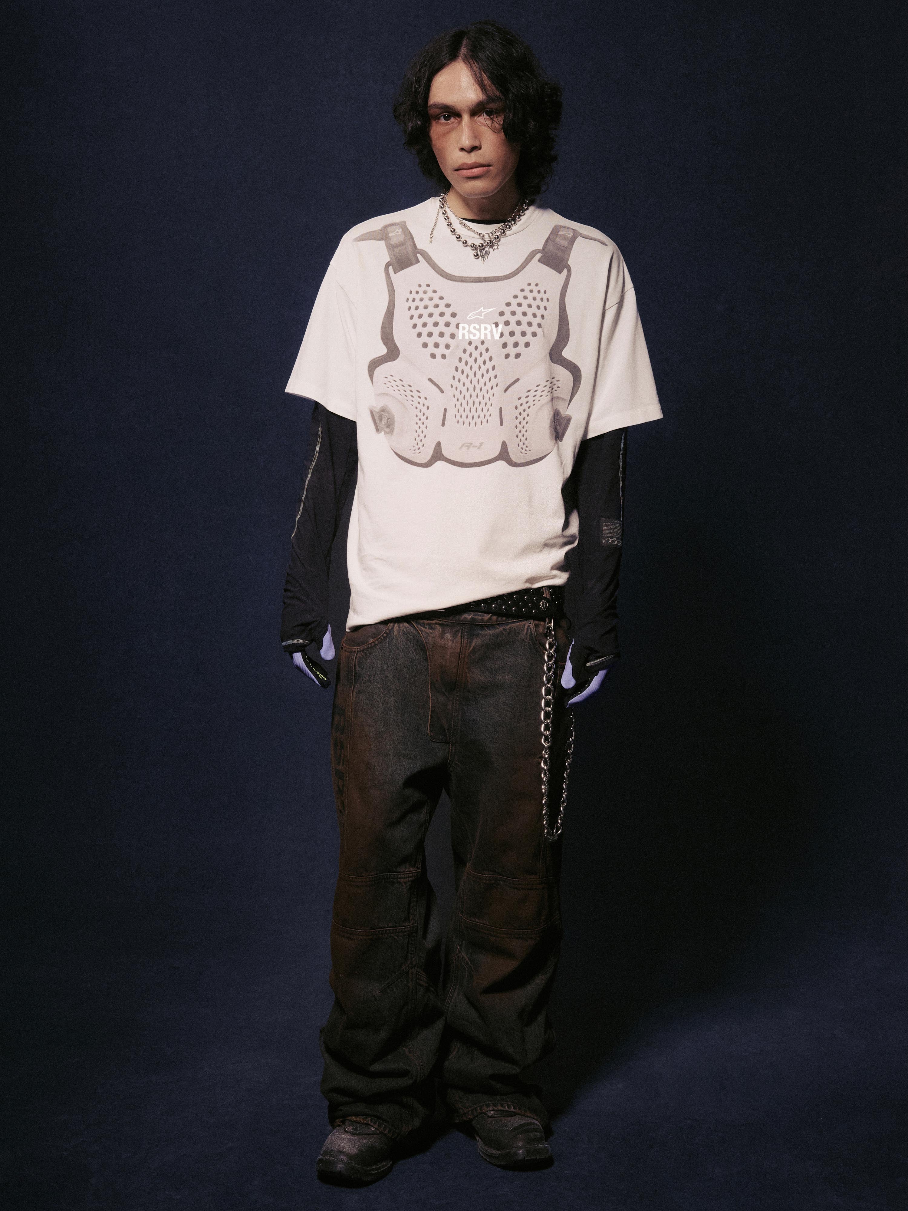 RSRV ROOST SS TEE WHITE