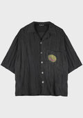 SMILE SHIRT WASHED BLACK