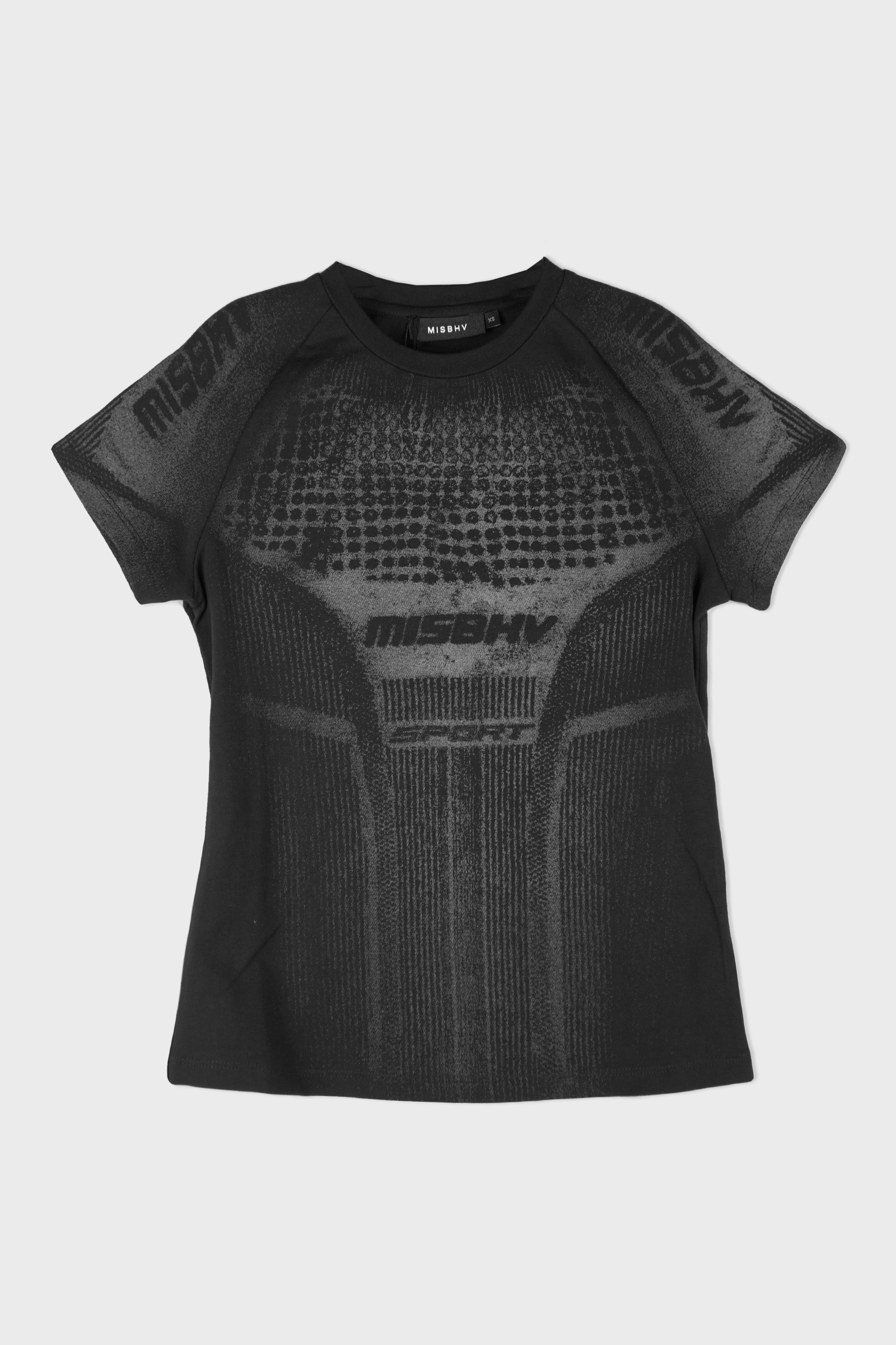 ACTIVE PRINTED T-SHIRT BLACK