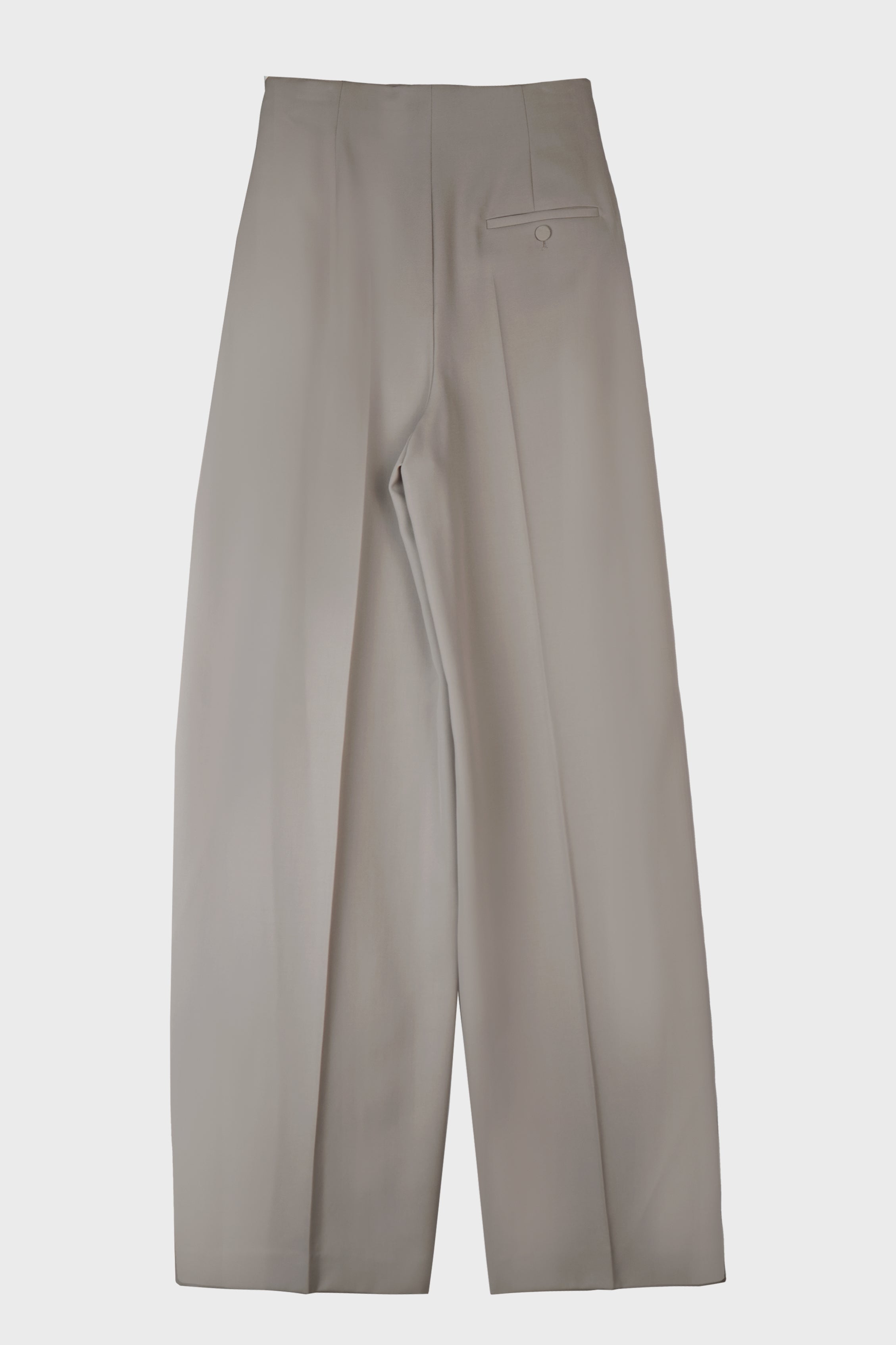 HIGH WAIST MASCULINE STRAIGHT PANTS GREY