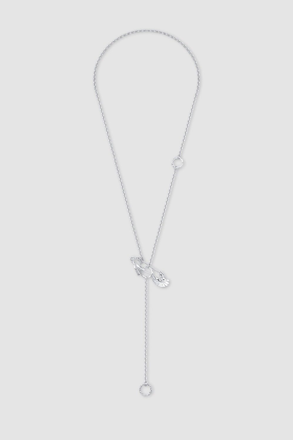 Achilles safety Pin Necklace