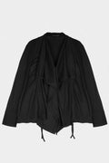 DRAPED GATHER CARDIGAN