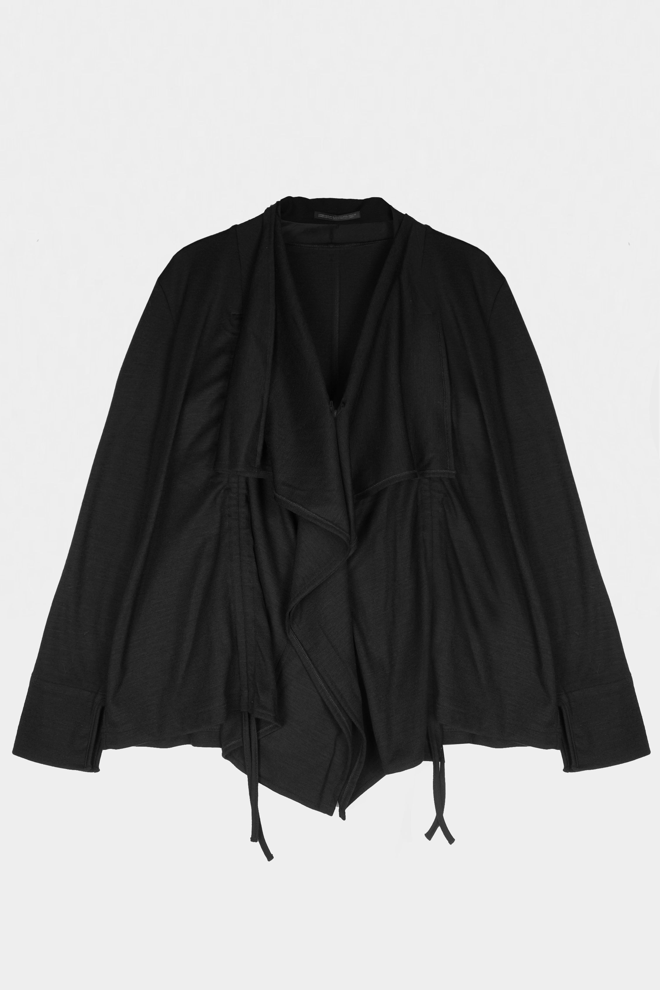 DRAPED GATHER CARDIGAN
