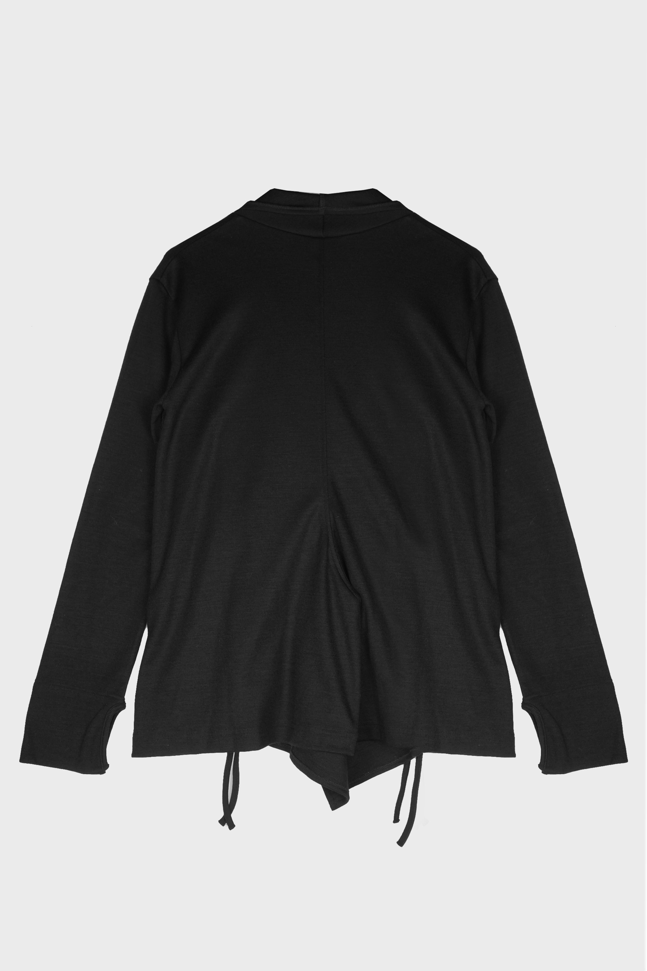 DRAPED GATHER CARDIGAN