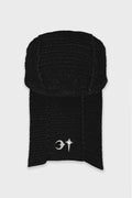 TC DESTROYED CROCHET TAIL HAT BLACK