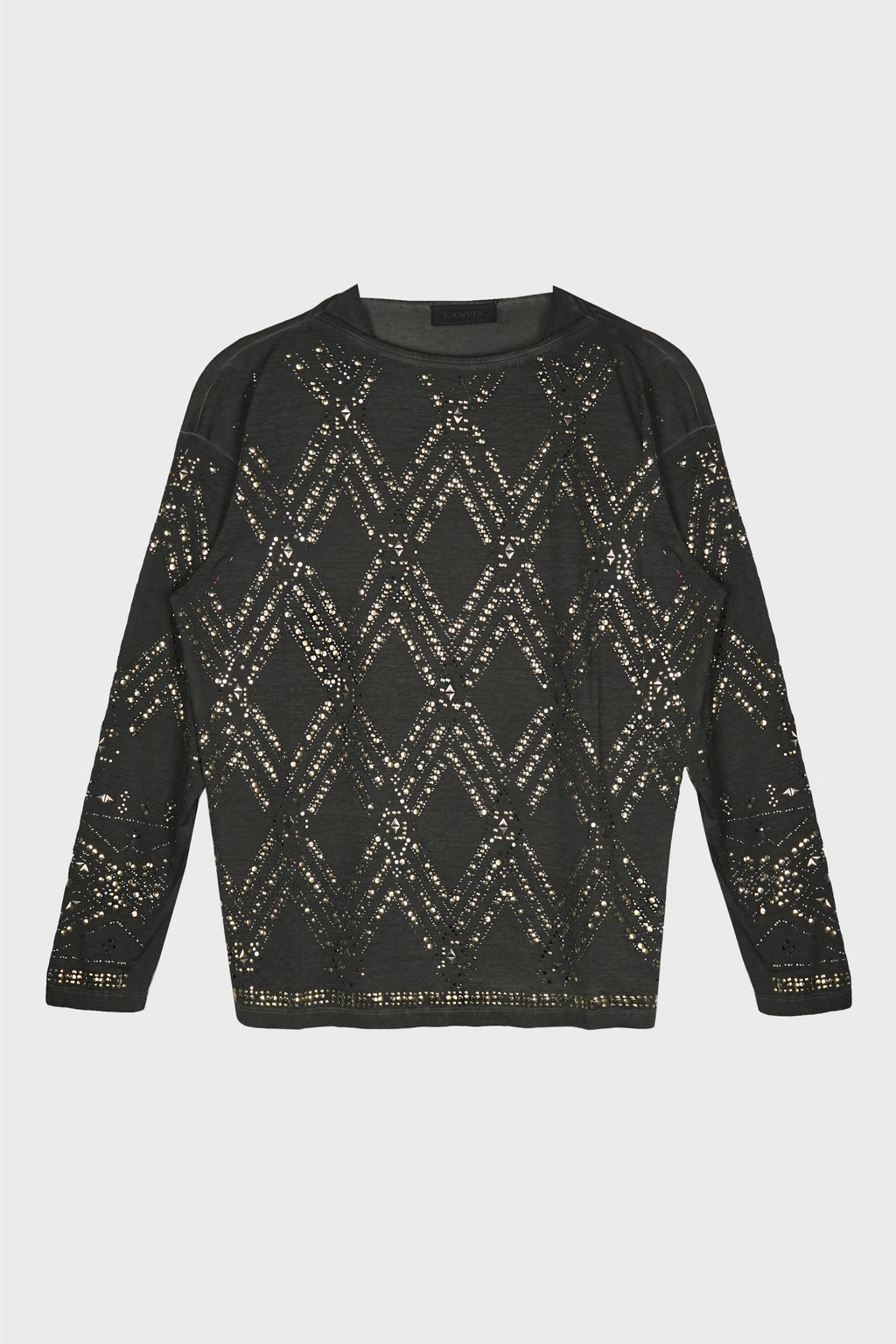 JERSEY EMBROIDERED TOP