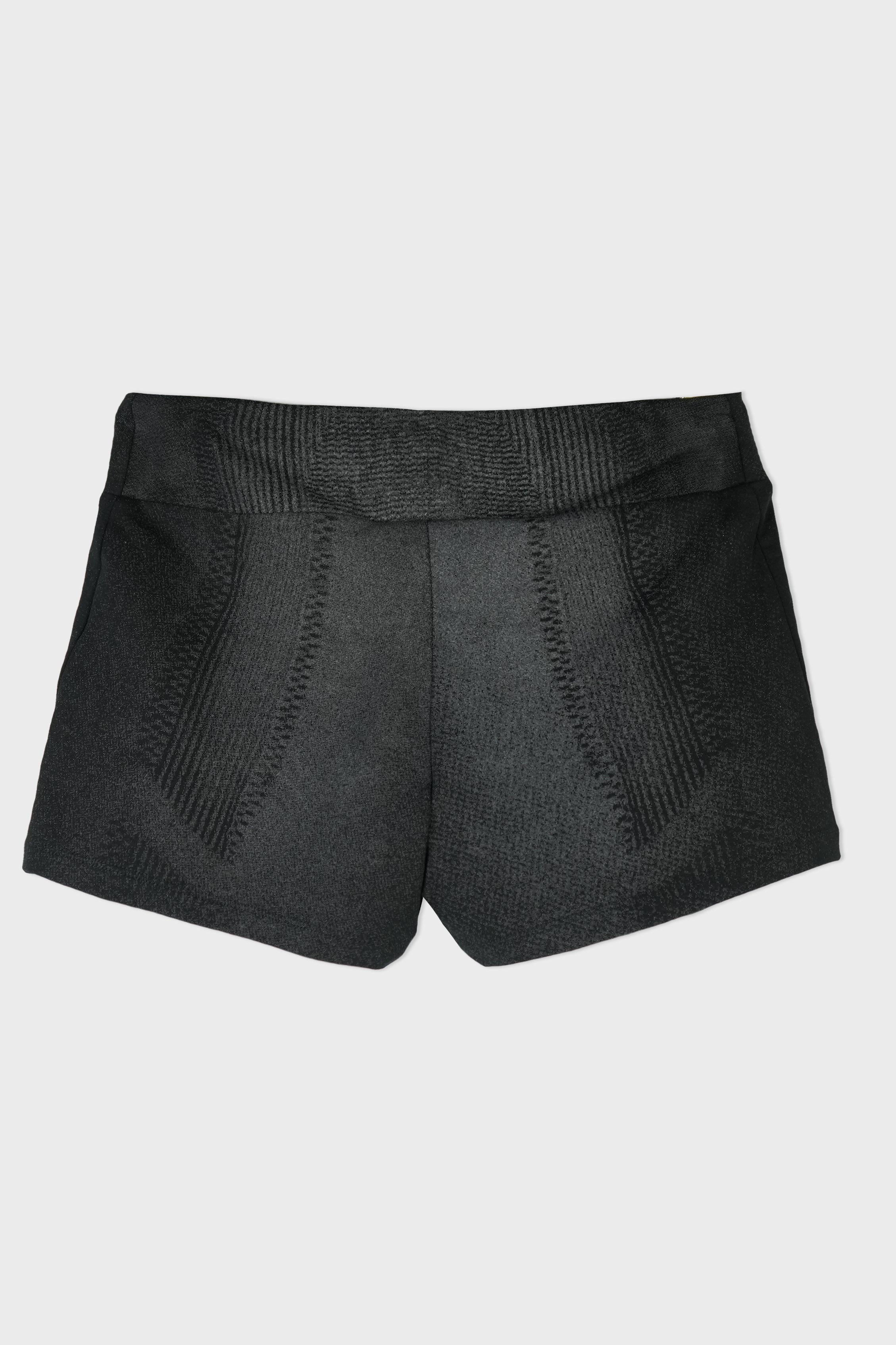 ACTIVE PRINTED SHORTS BLACK