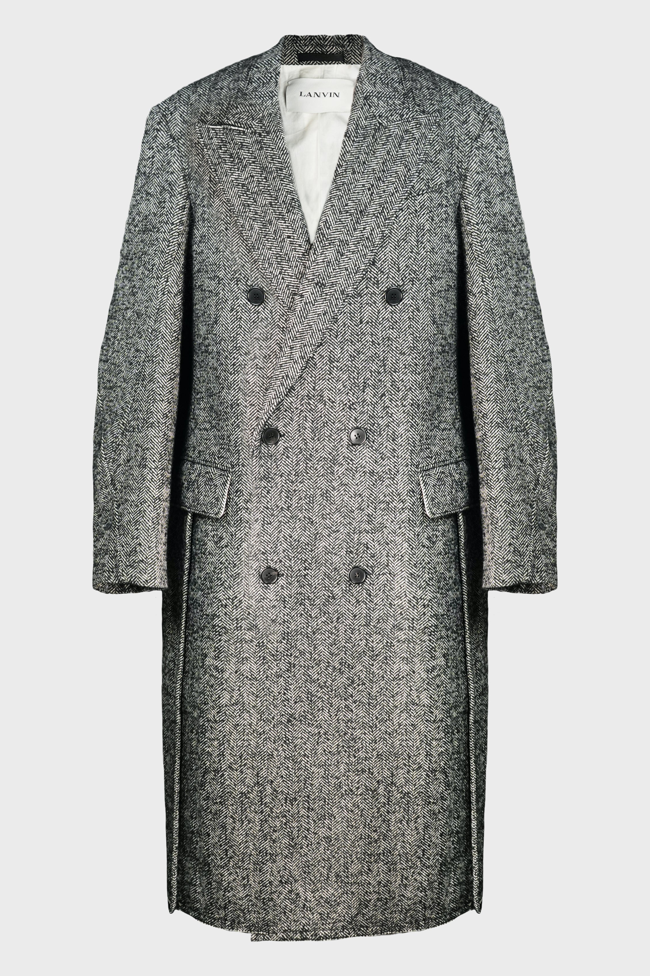 DOUBLE-BREASTED TAILORED COAT