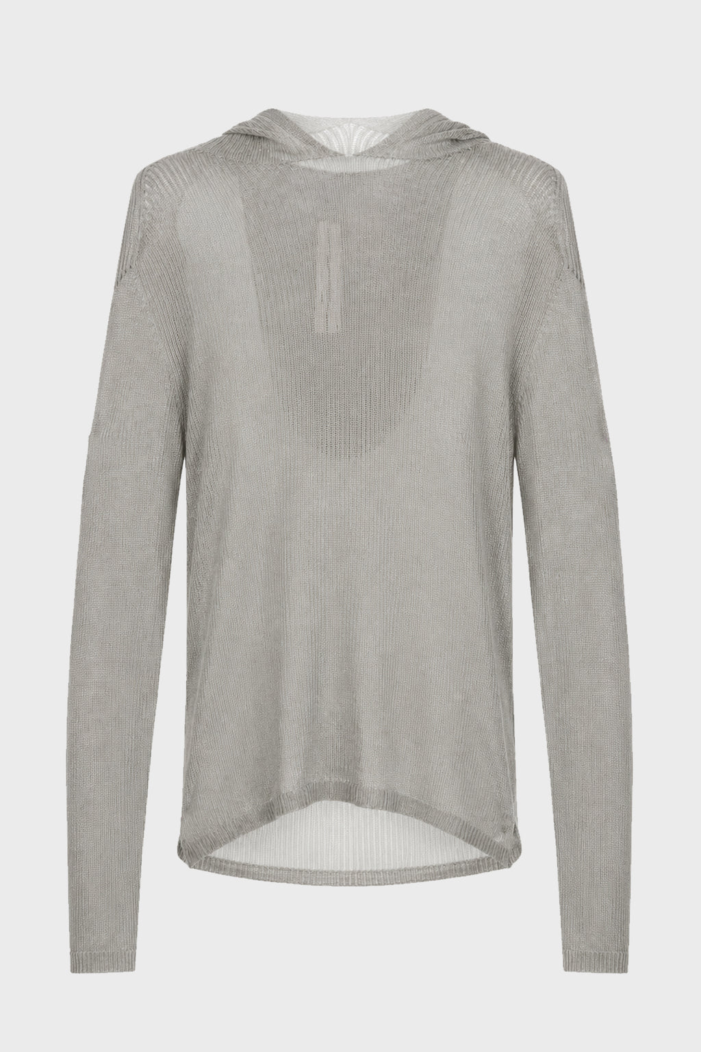 SHEER HOODED LS T DRK PEARL