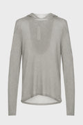 SHEER HOODED LS T DRK PEARL