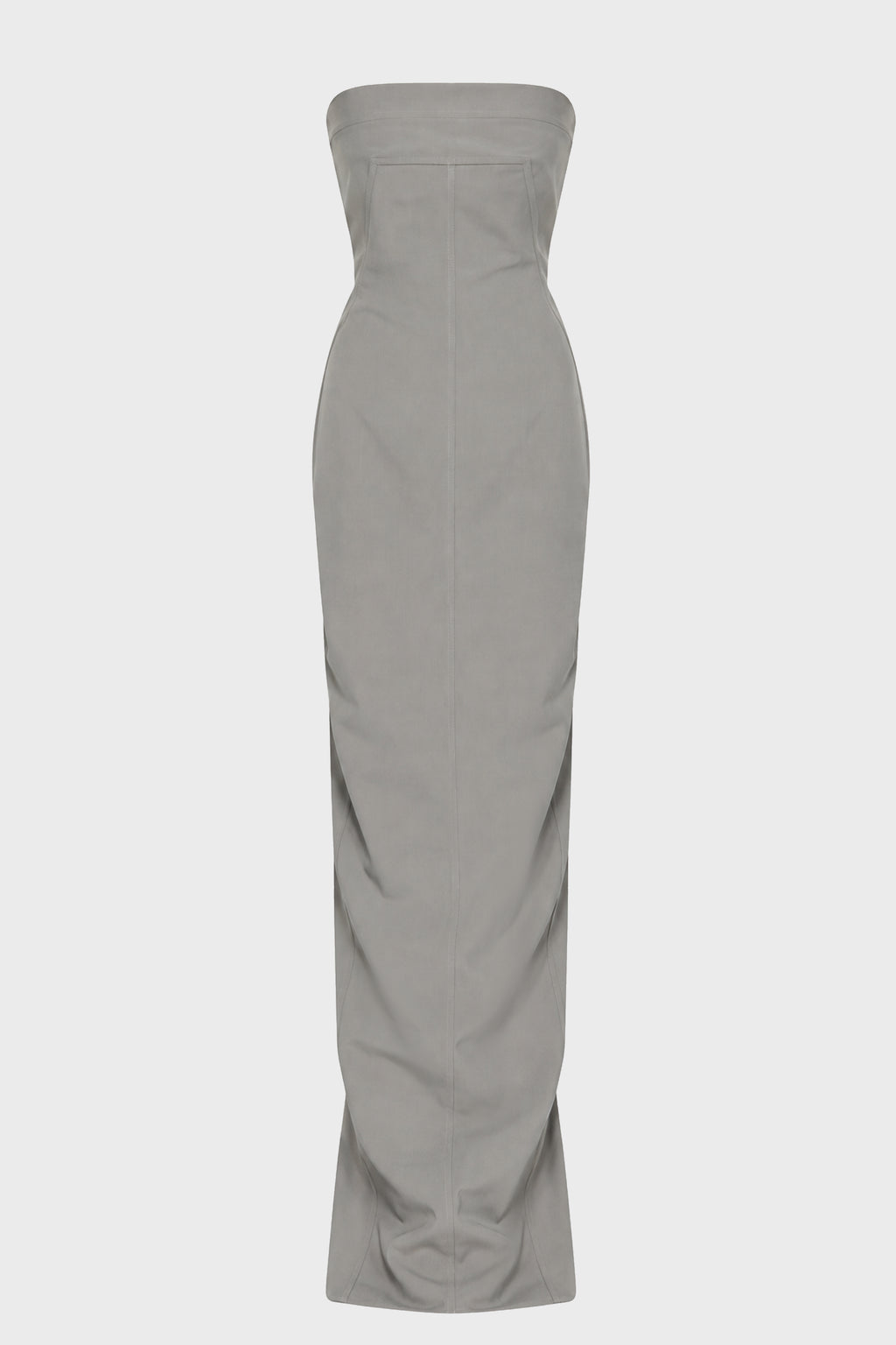 BUSTIER GOWN STEEL