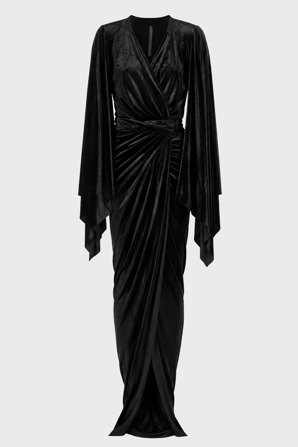 FLAGSLEEVES GOWN BLACK