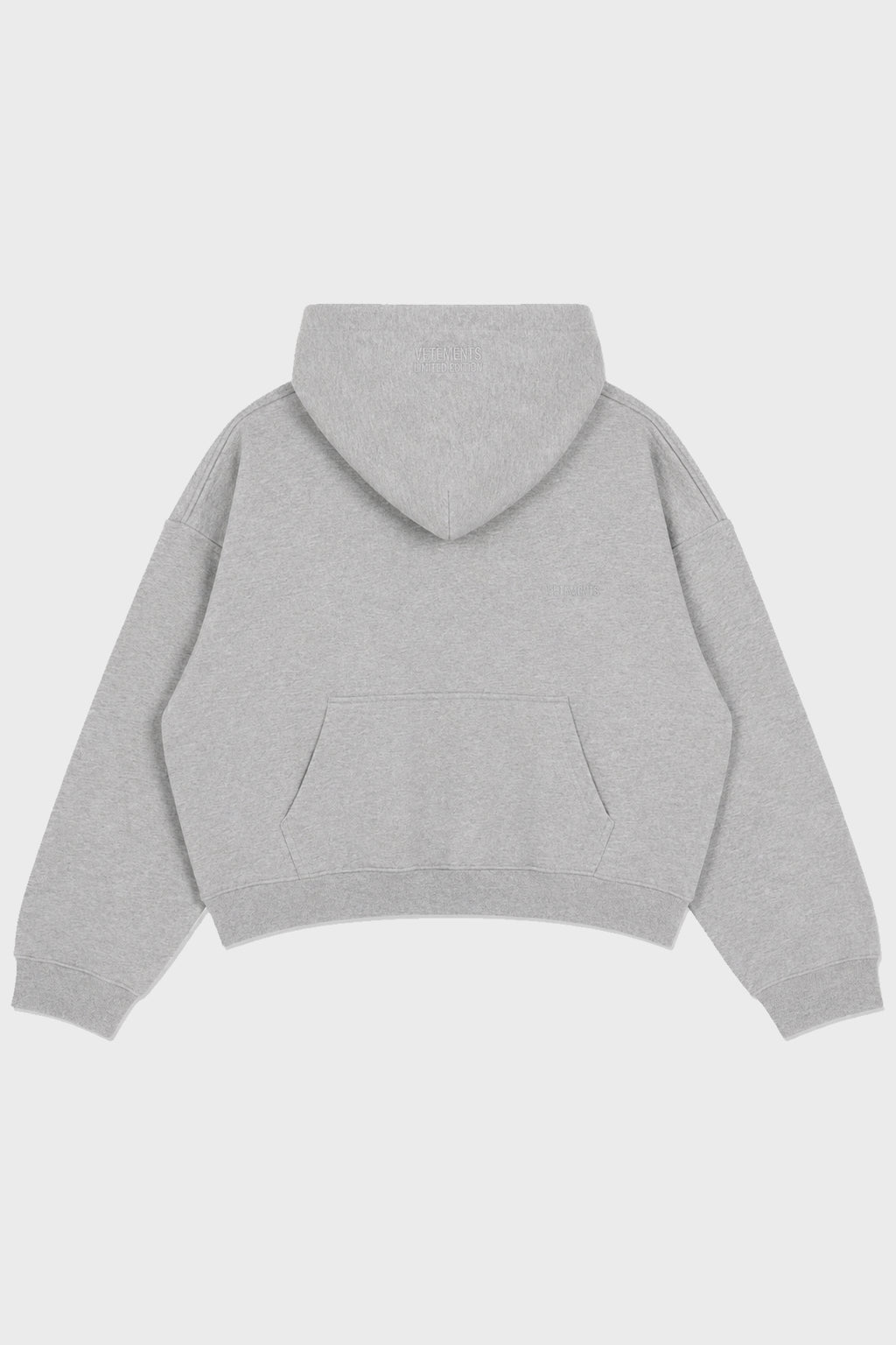 ATHLETIC LOGO HOODIE GREY MELANGE