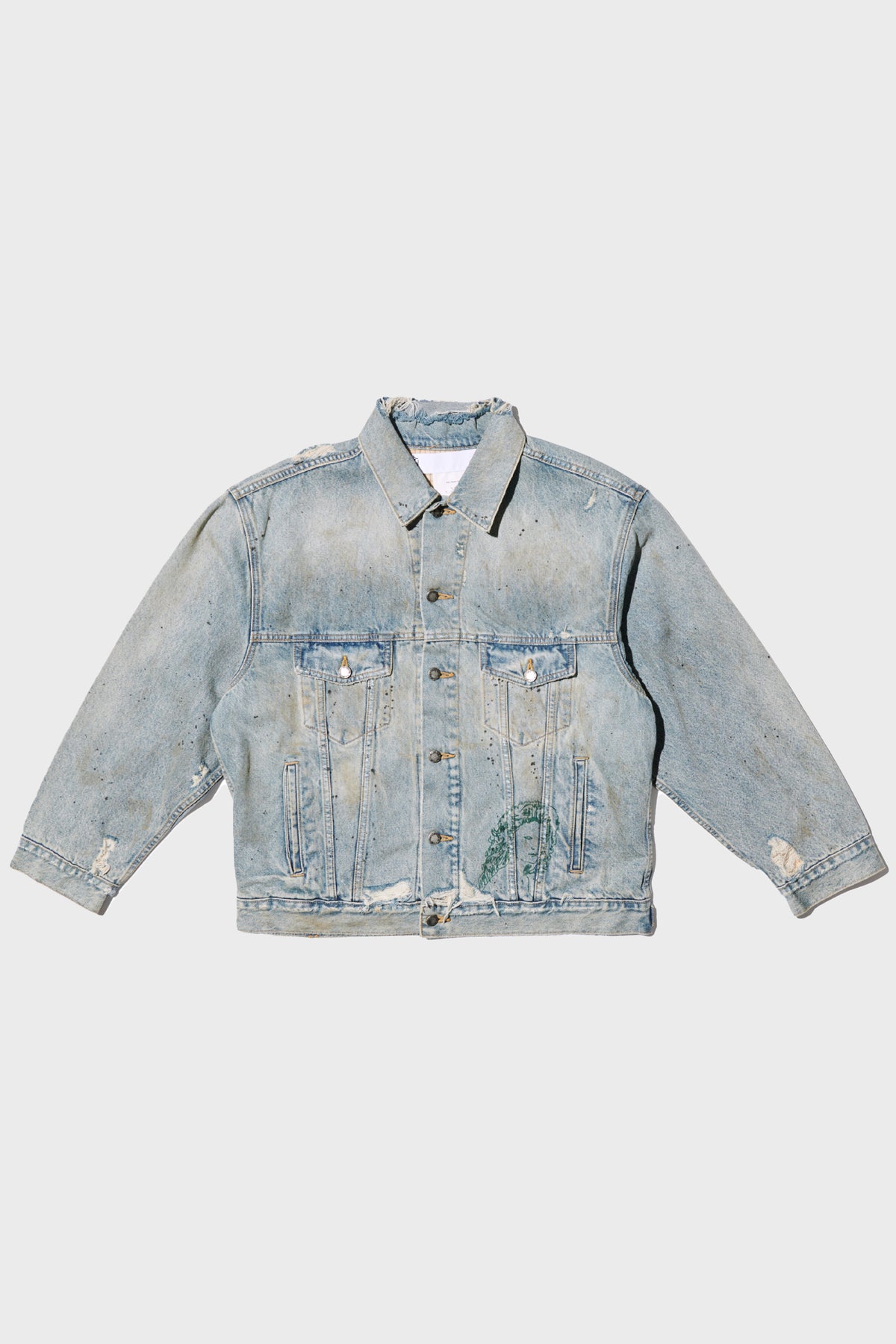 ATHENIANS OVERSIZED DENIM JACKET