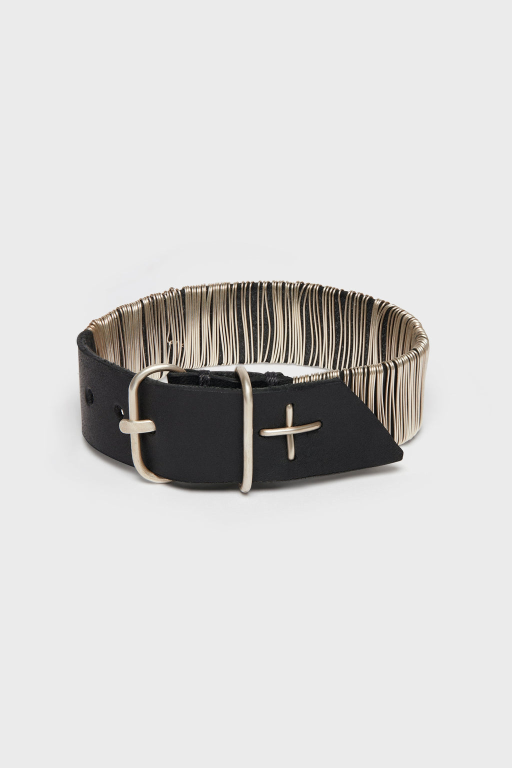 SILVER WRAPPED WRIST BAND