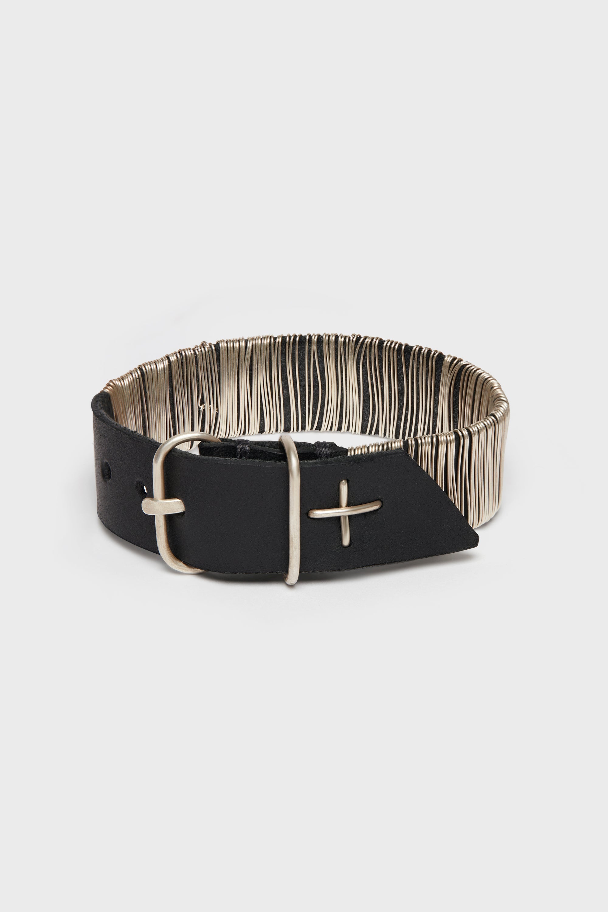 SILVER WRAPPED WRIST BAND