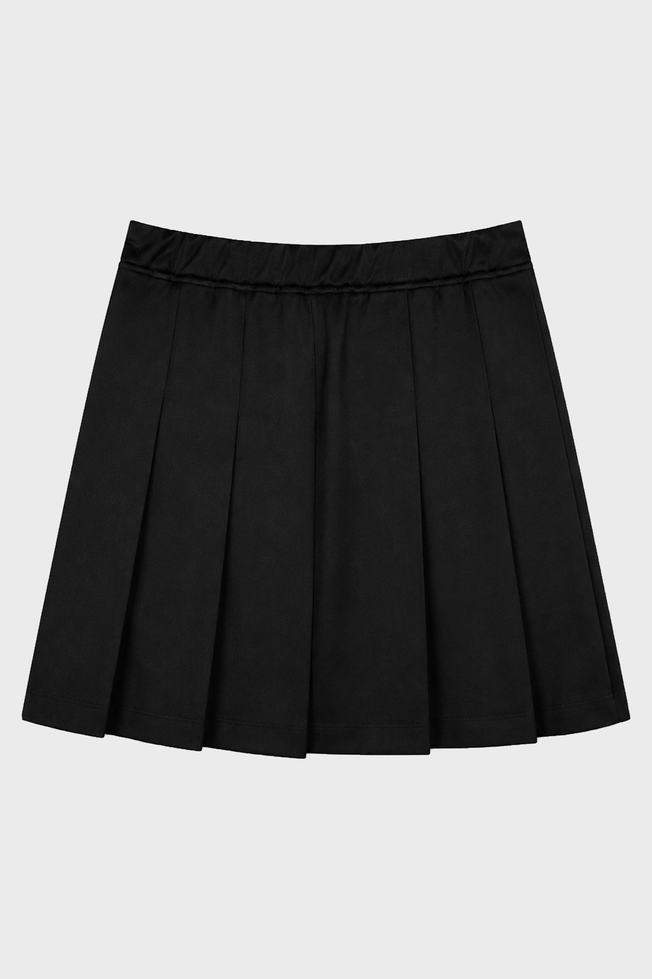 TRACK JERSEY PLEATED SKIRT