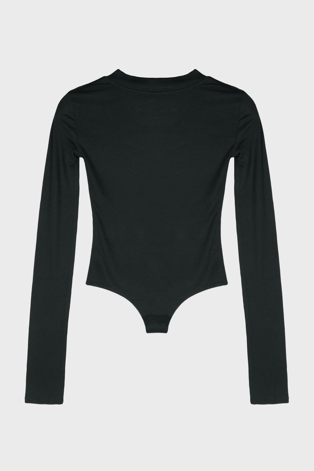 CIRCLE NECK BODYSUIT BLACK