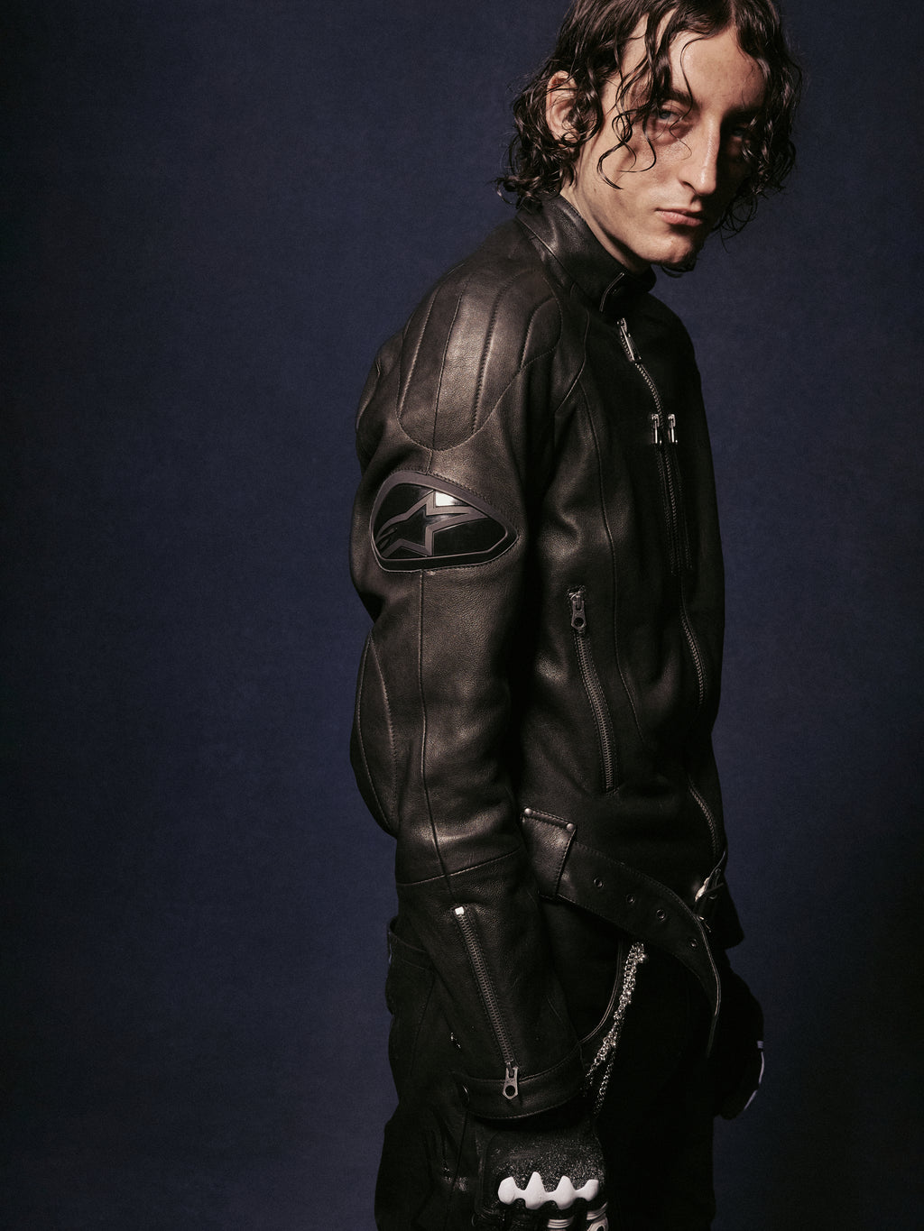 RSRV VICTORY LEATHER JACKET BLACK