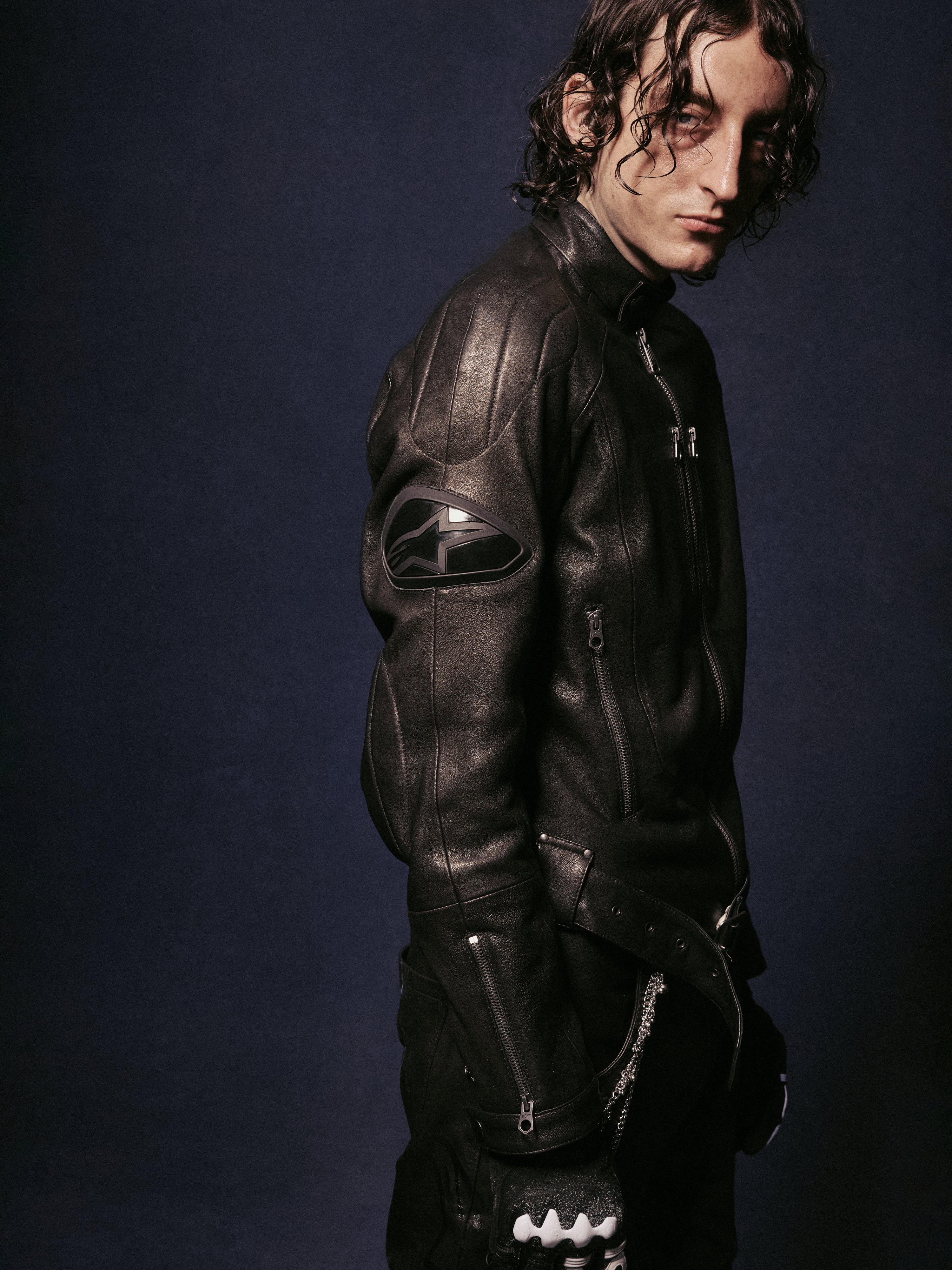 RSRV VICTORY LEATHER JACKET BLACK